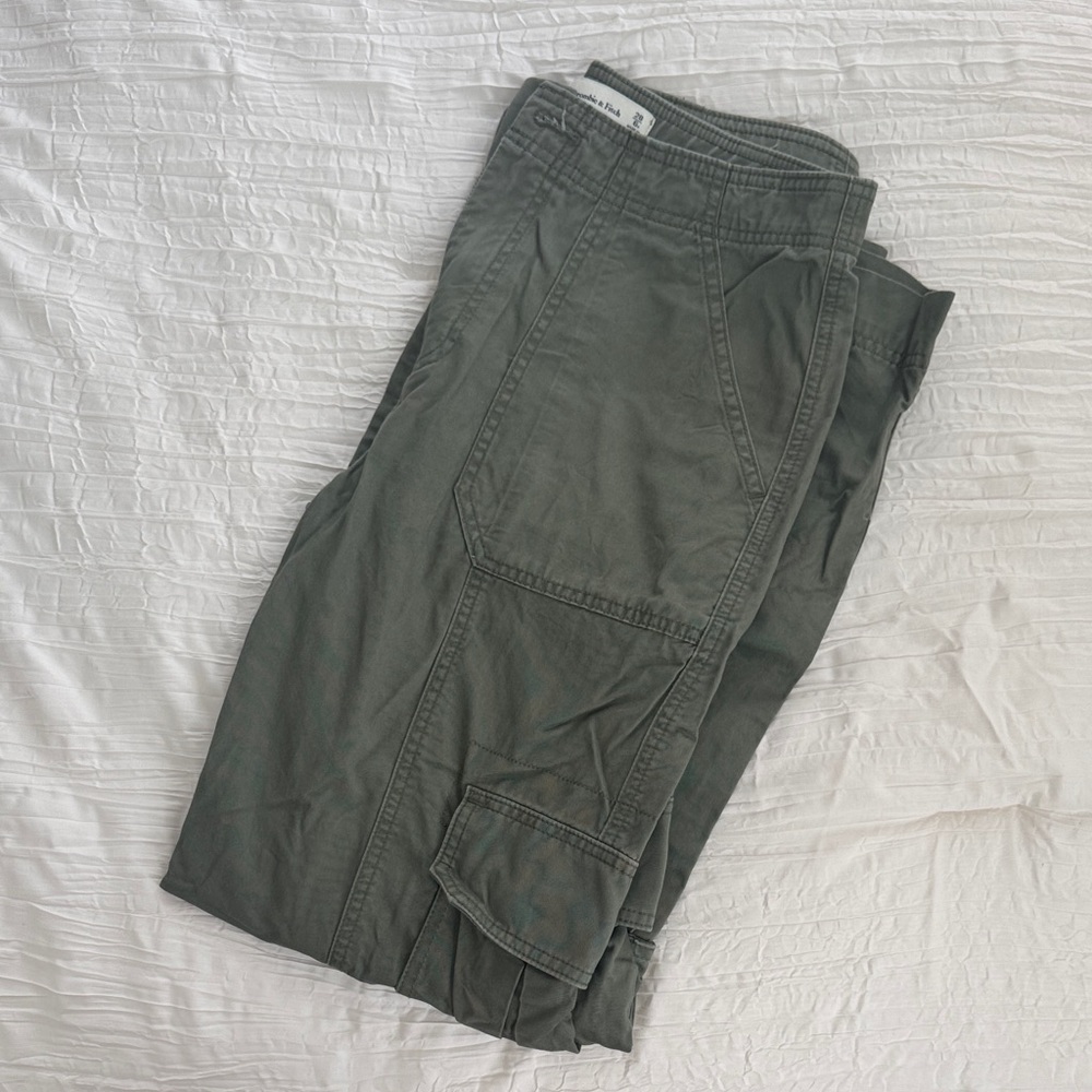 Abercrombie Green Cargo Pants
